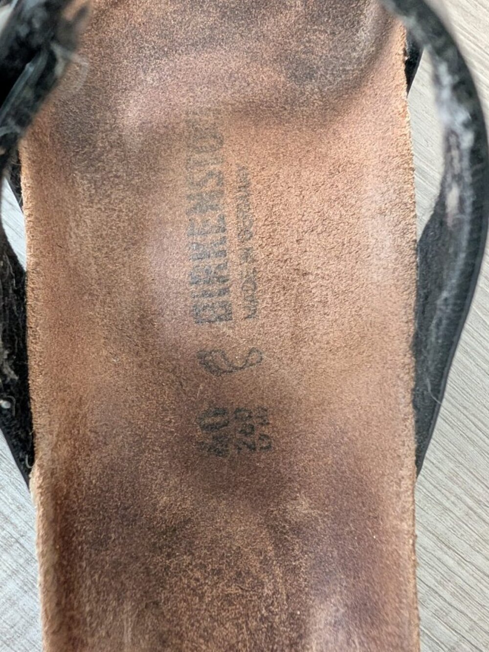 BIRKENSTOCK Mayari Brown Leather Sandals Toe Loop Criss Straps Walking Sz 9/40 - Picture 5 of 11